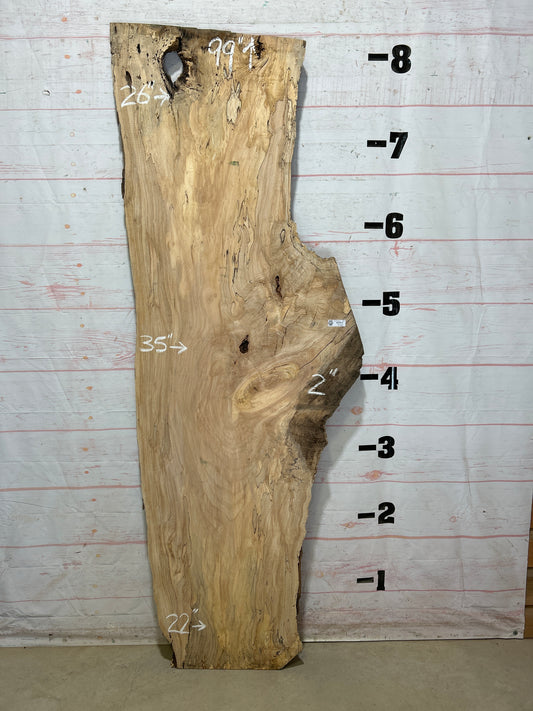 Live Edge Maple Sku#27372B-40