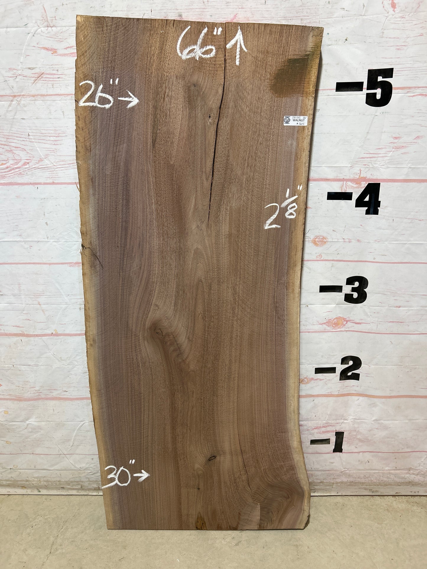 Live Edge Walnut Sku#28135G-26