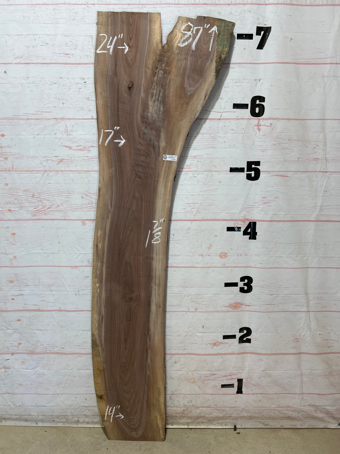 Live Edge Walnut Sku#27864M-23