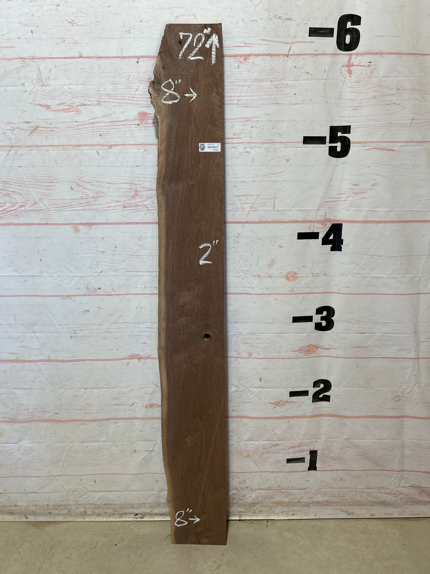 Live Edge Walnut Sku#28243C-8