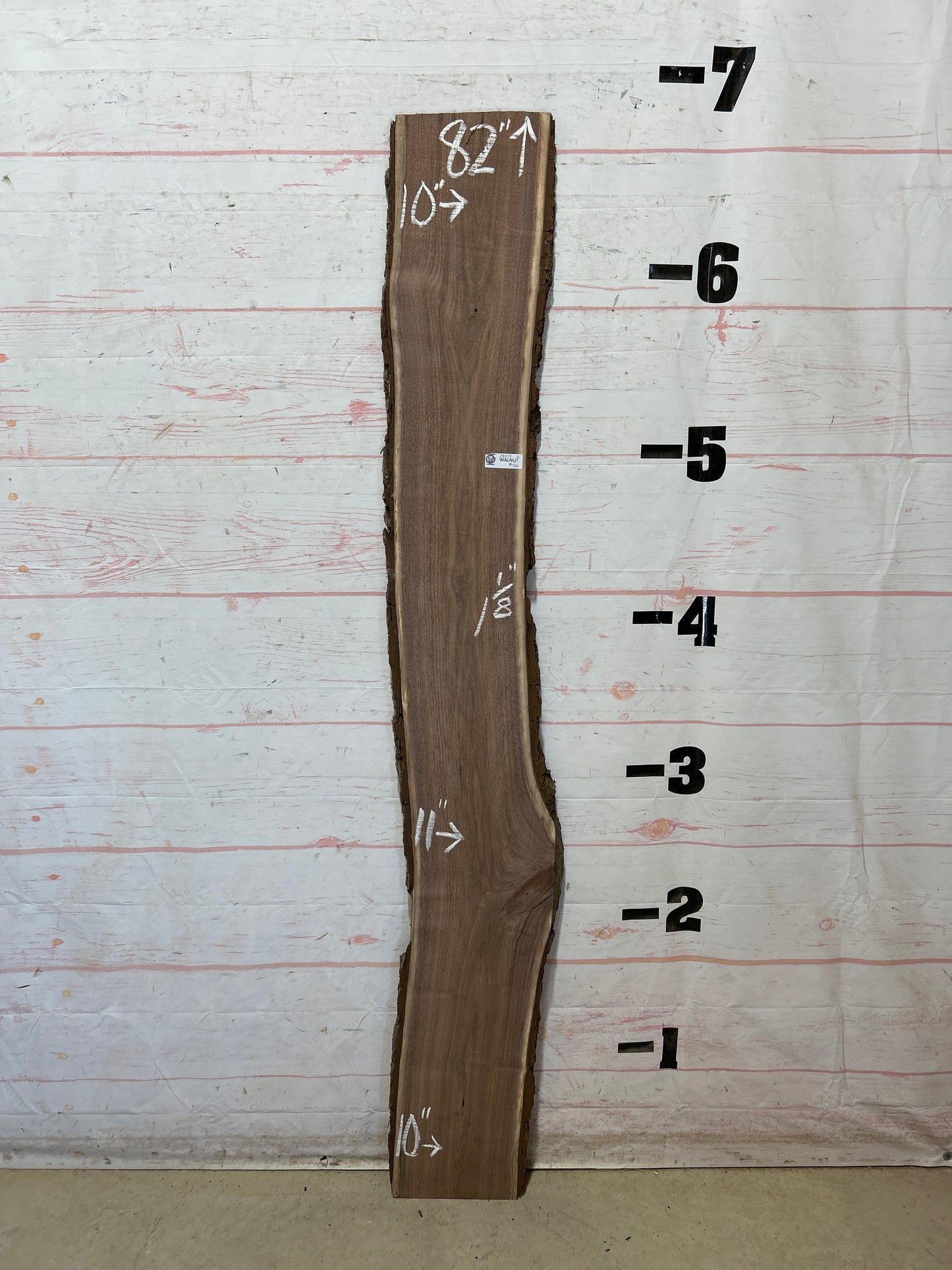 Live Edge Walnut Sku#28215M-6