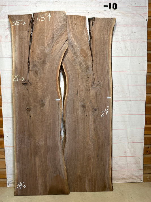 Live Edge Walnut Set Sku#27770-116