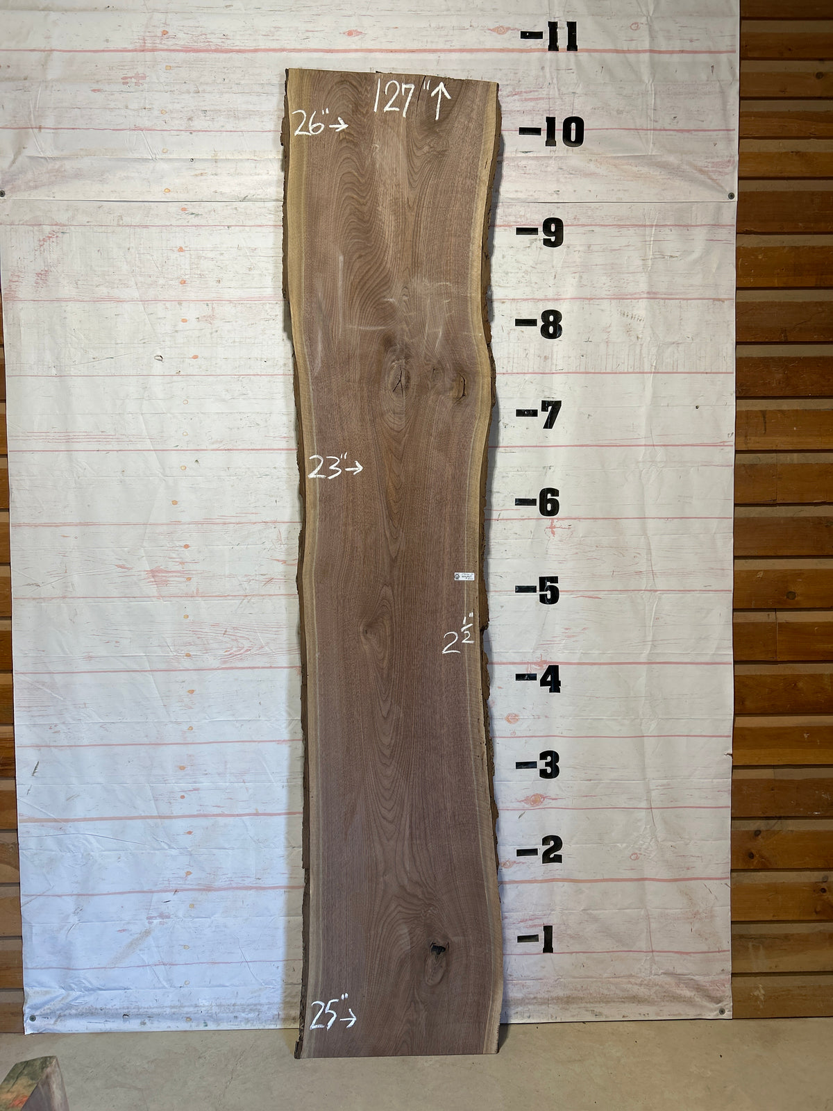 Live Edge Walnut Sku#29036K-55