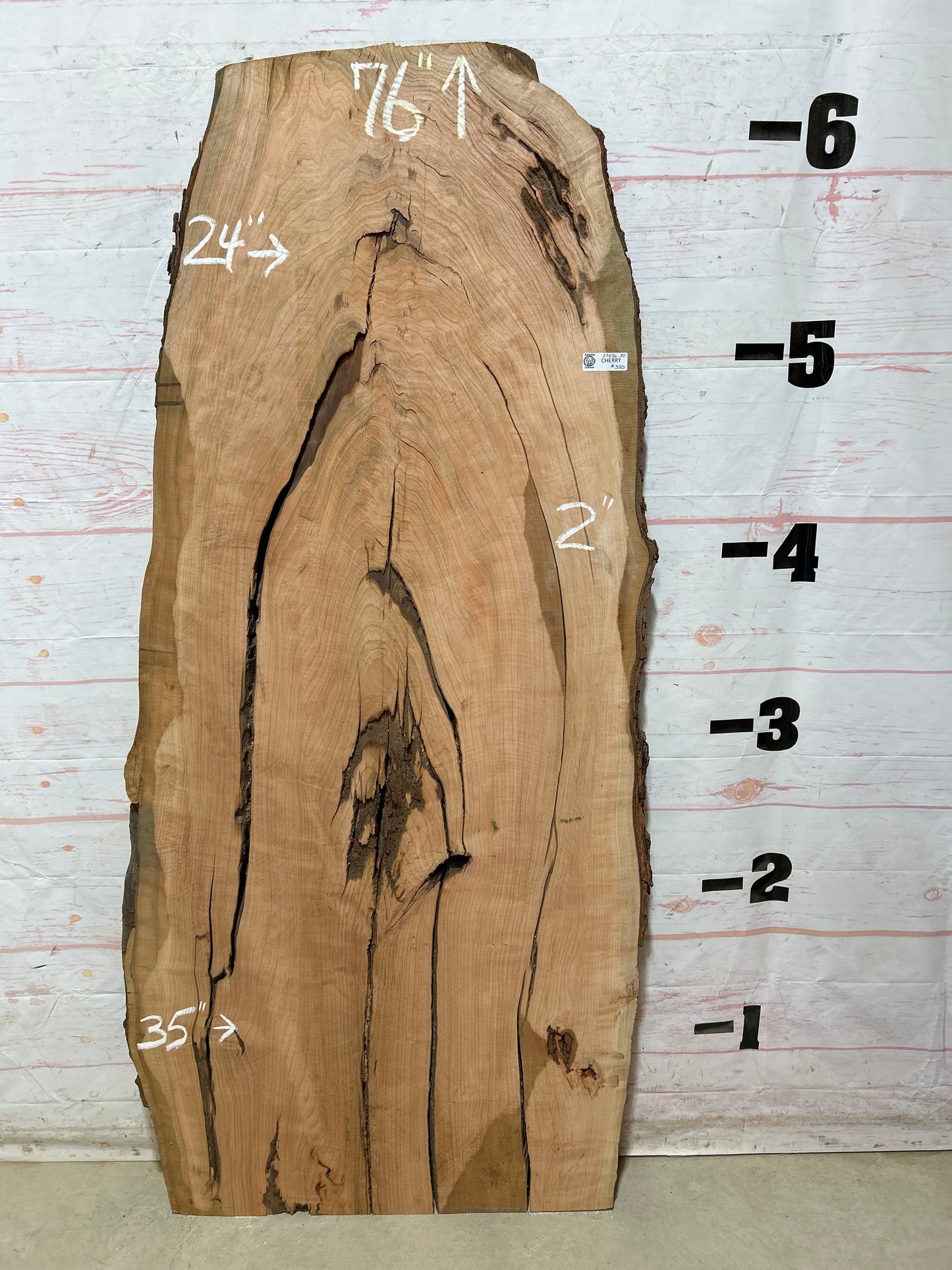 Live Edge Cherry Sku#27836-32