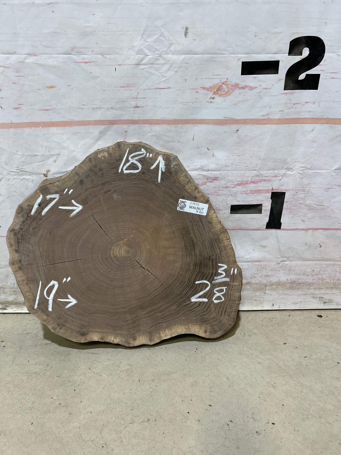 Live Edge Walnut Cookie Sku#27875M