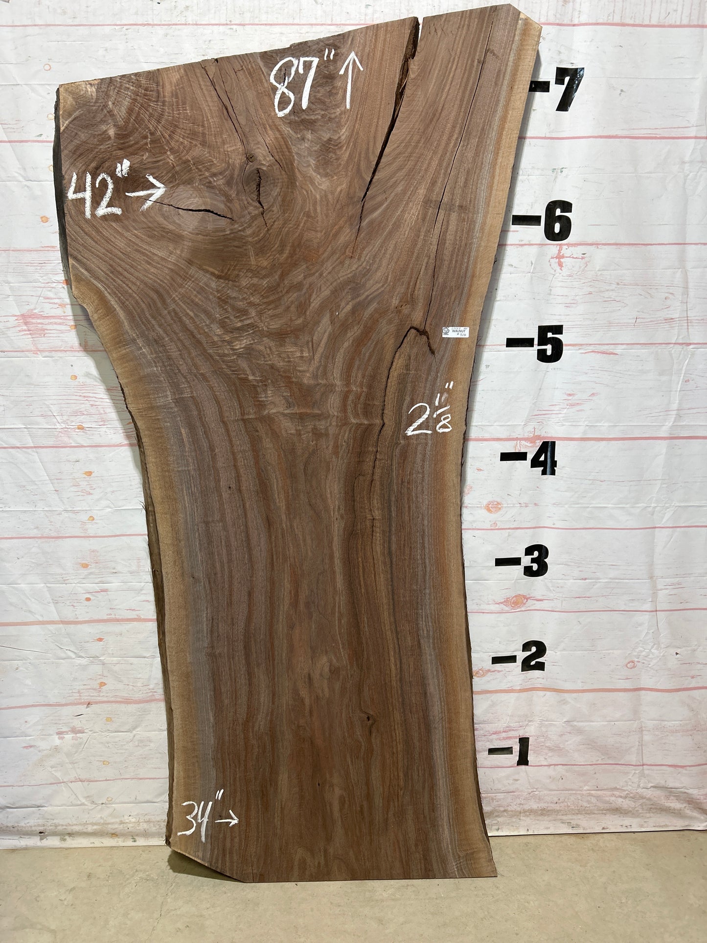 Live Edge Walnut Sku#27337A-46