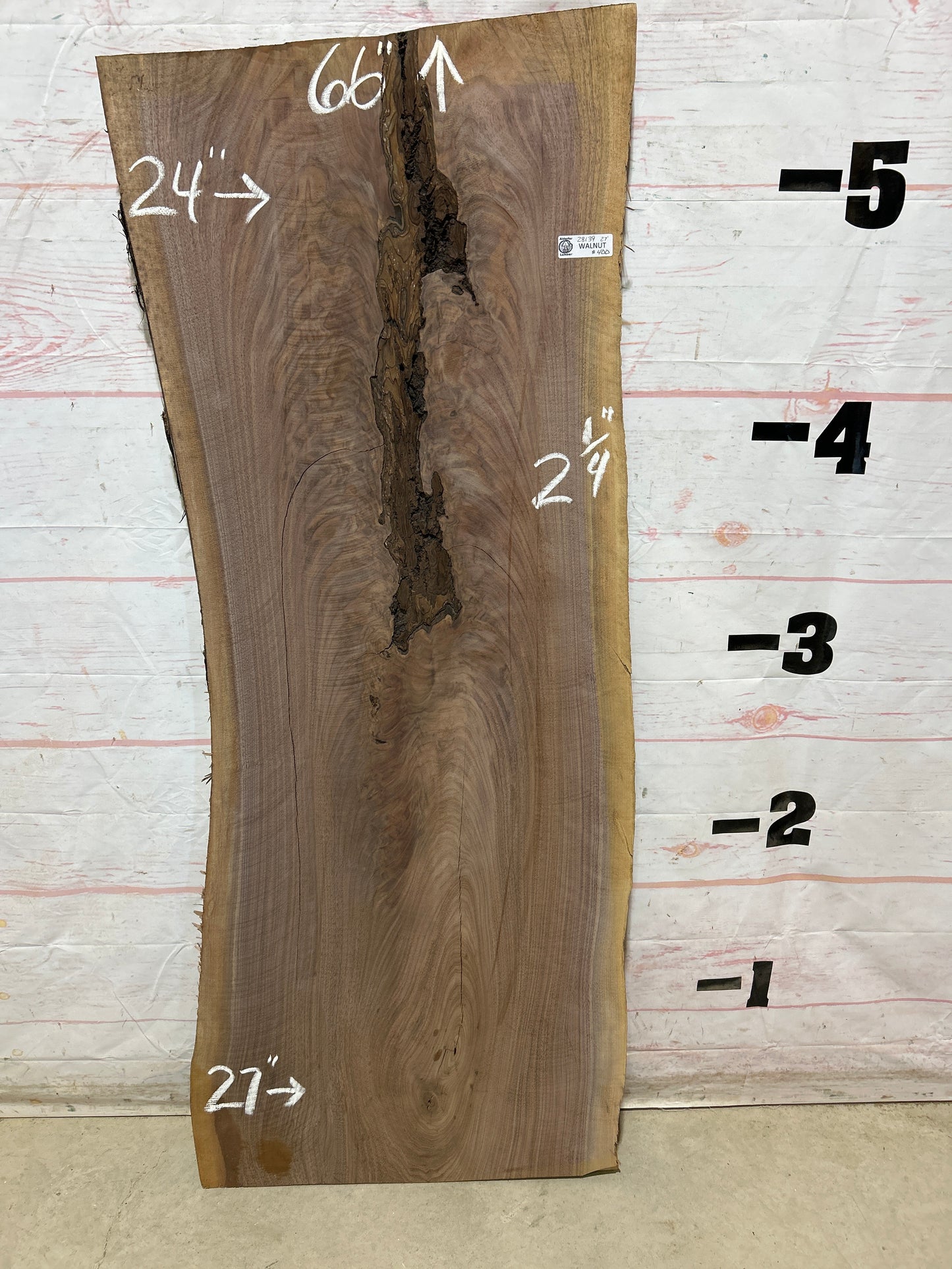Live Edge Walnut Sku#28139G-27