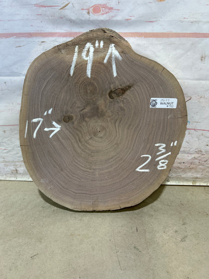 Live Edge Walnut Cookie Sku#28177M