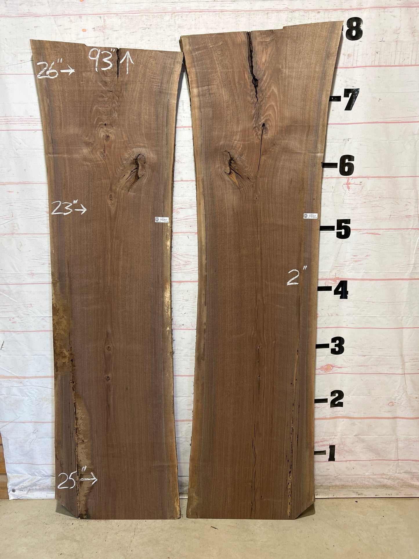 Live Edge Walnut Set Sku#27869K-64
