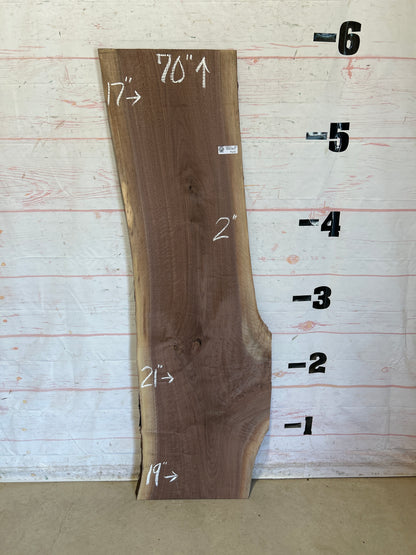 Live Edge Walnut Sku#28894G-18