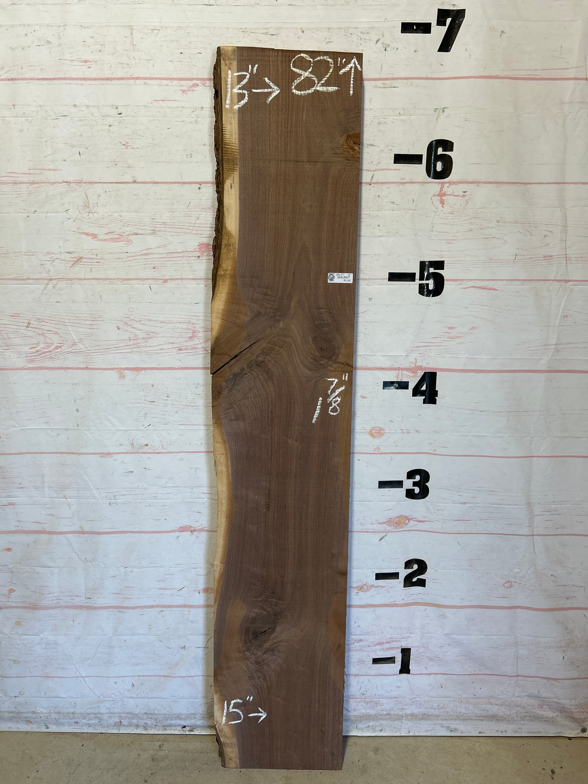 Live Edge Walnut Sku#28637C-16