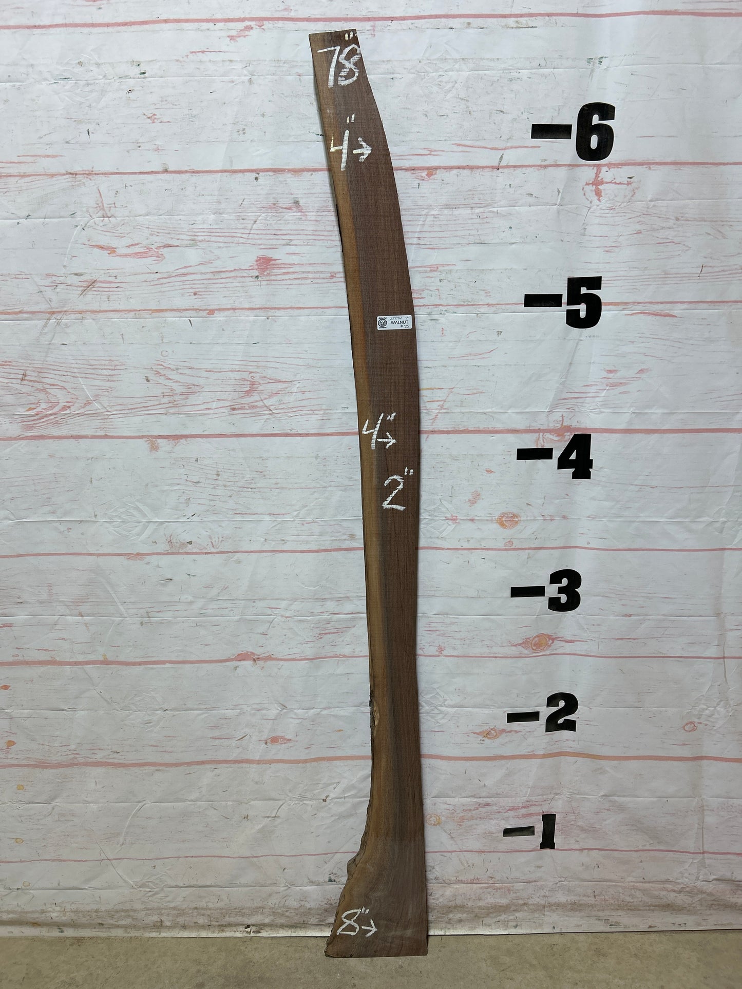 Live Edge Walnut Sku#27294C-7