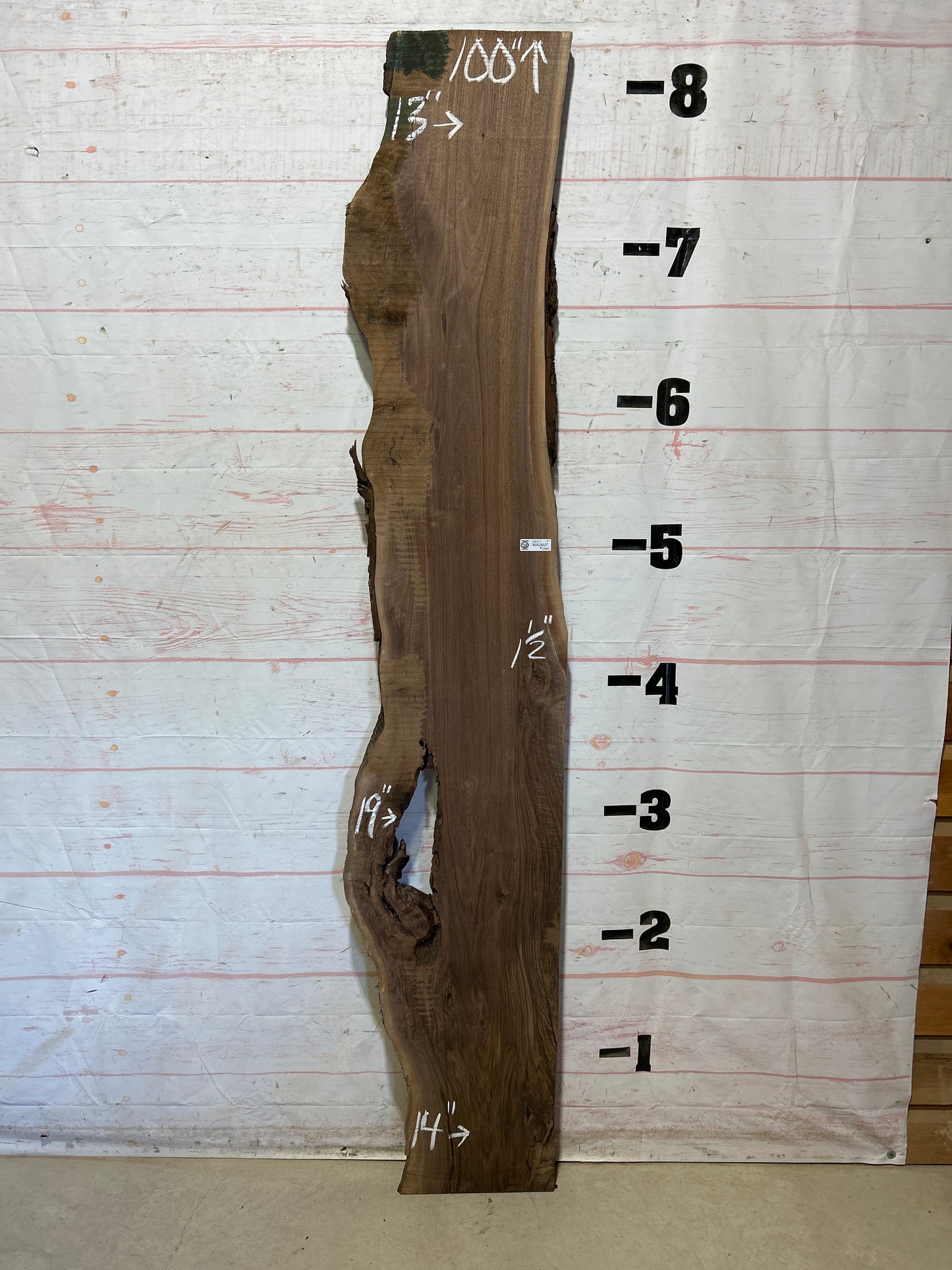 Live Edge Walnut Sku#28011M-17
