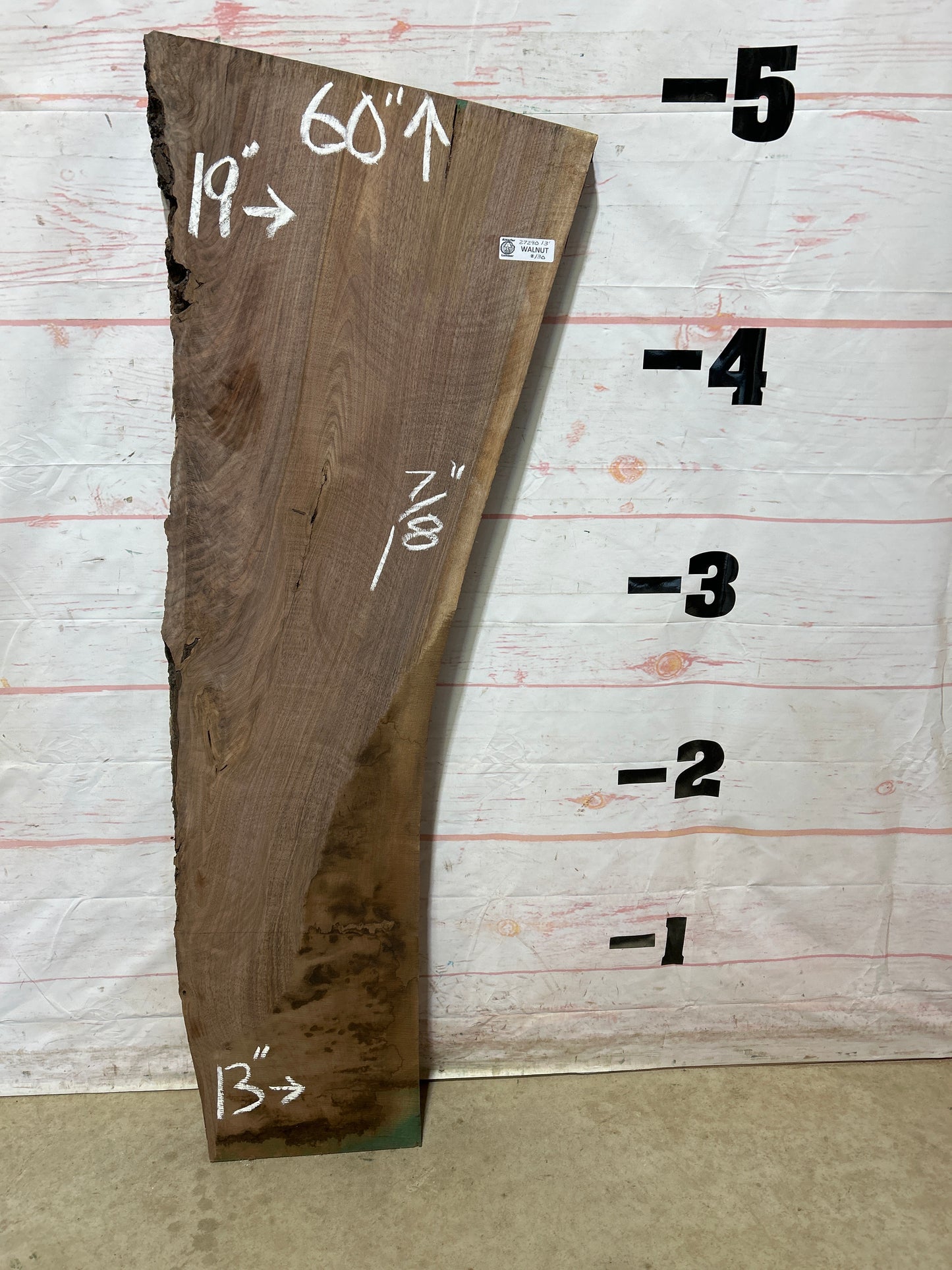 Live Edge Walnut Sku#27290A-13