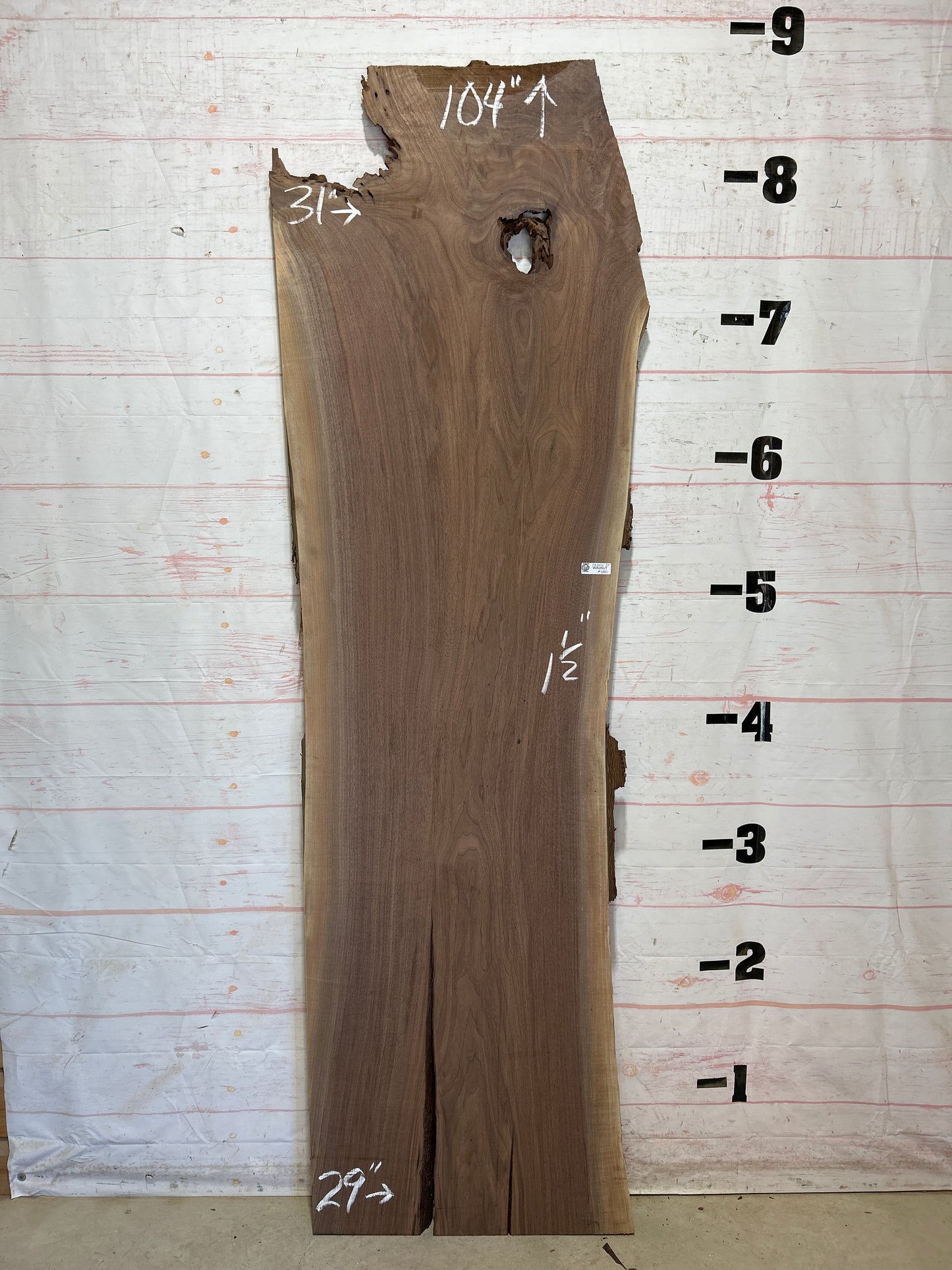 Live Edge Walnut Sku#28304J-33