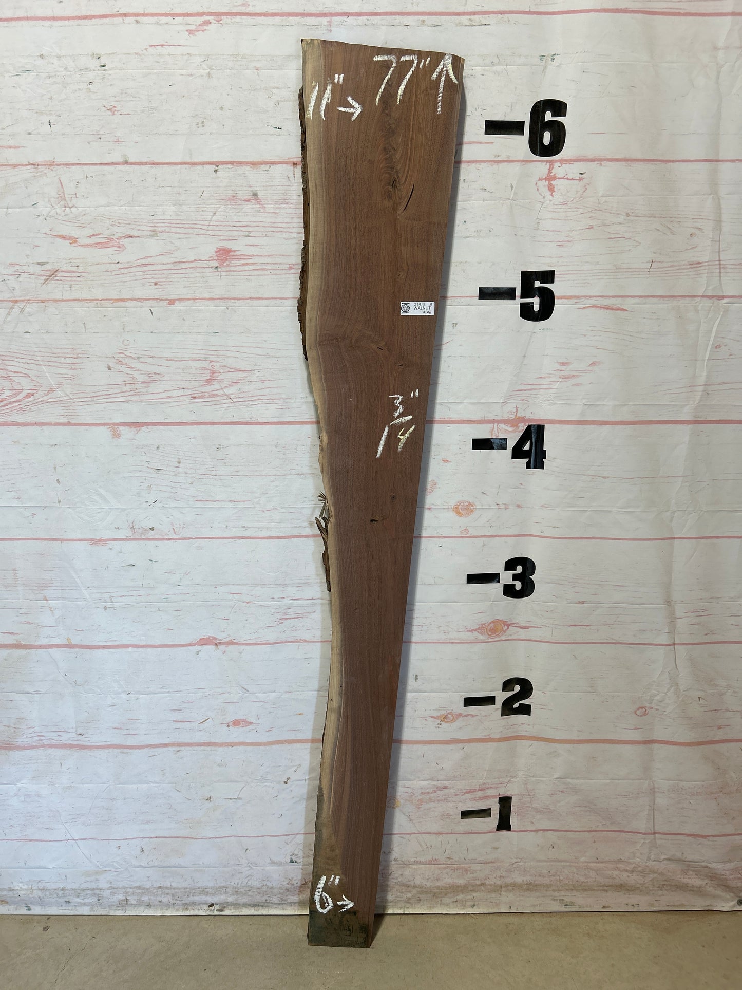 Live Edge Walnut Sku#27913C-8