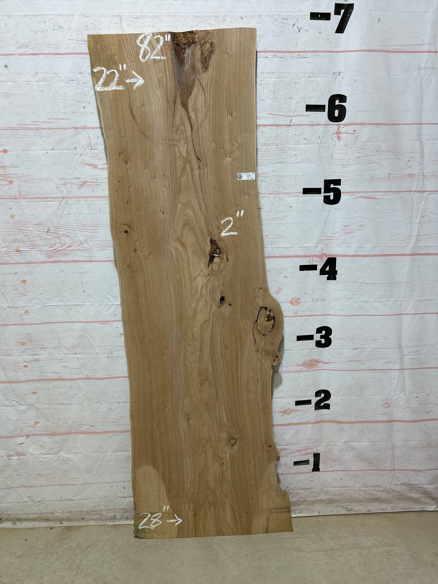 Live Edge Elm Sku#27496-28