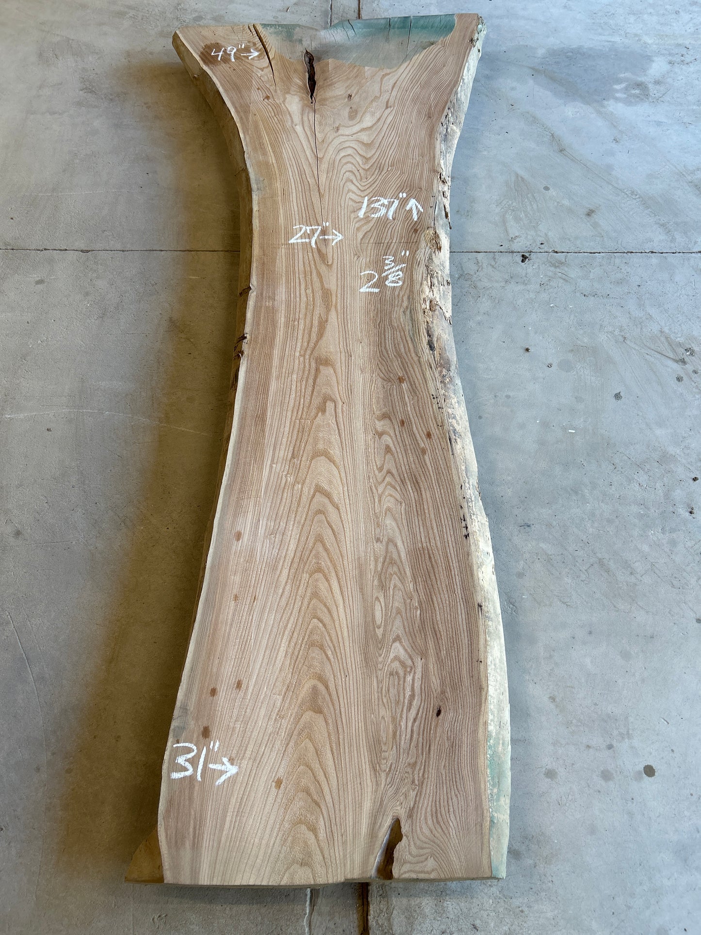 Live Edge Elm Sku#28506S-90