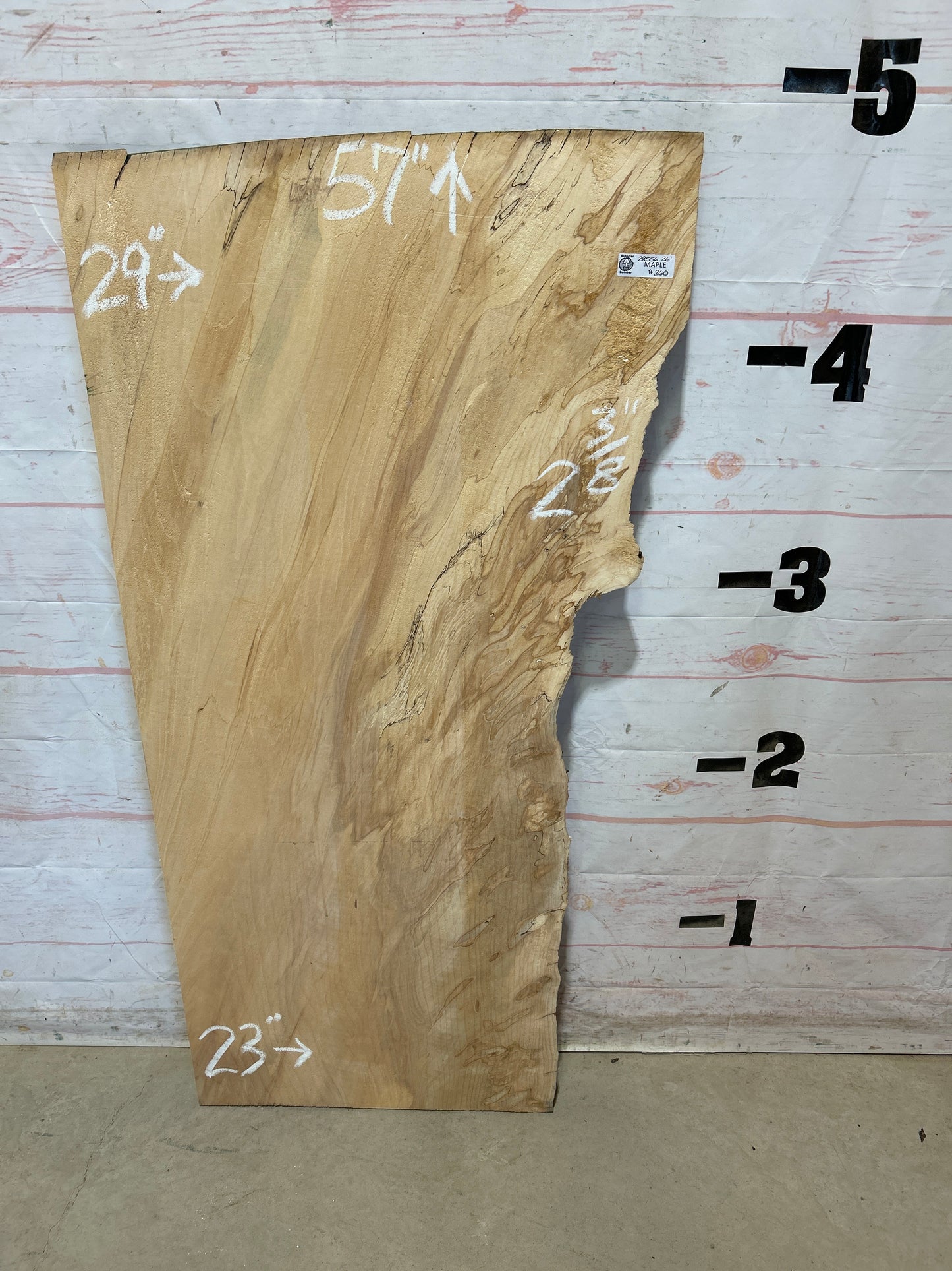 Live Edge Maple Sku#28556-26