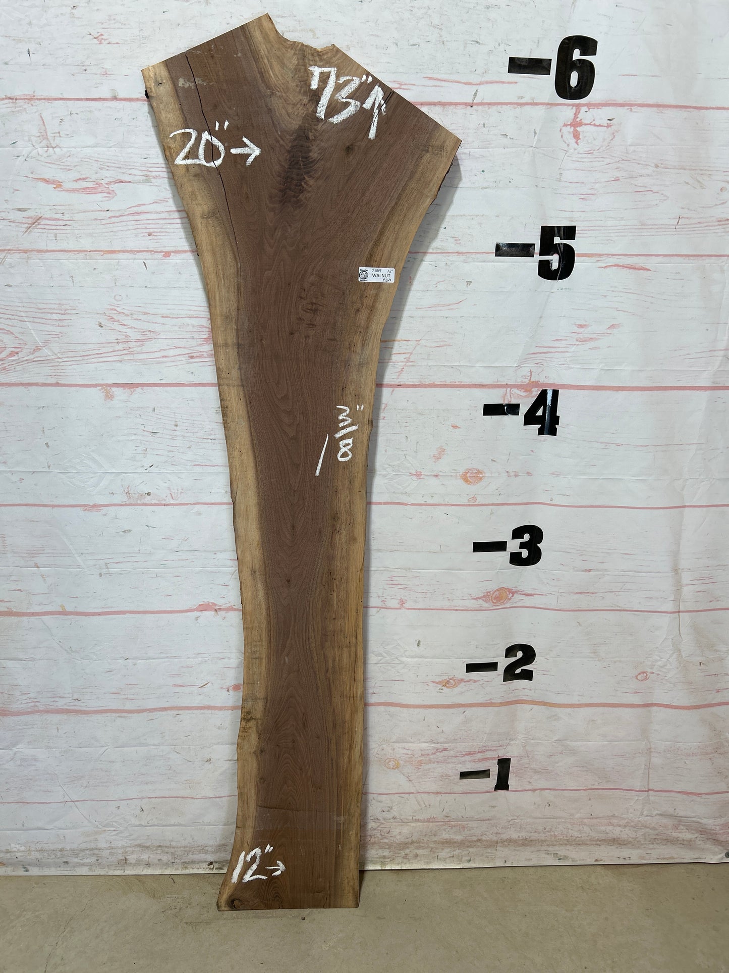 Live Edge Walnut Sku#27819-12