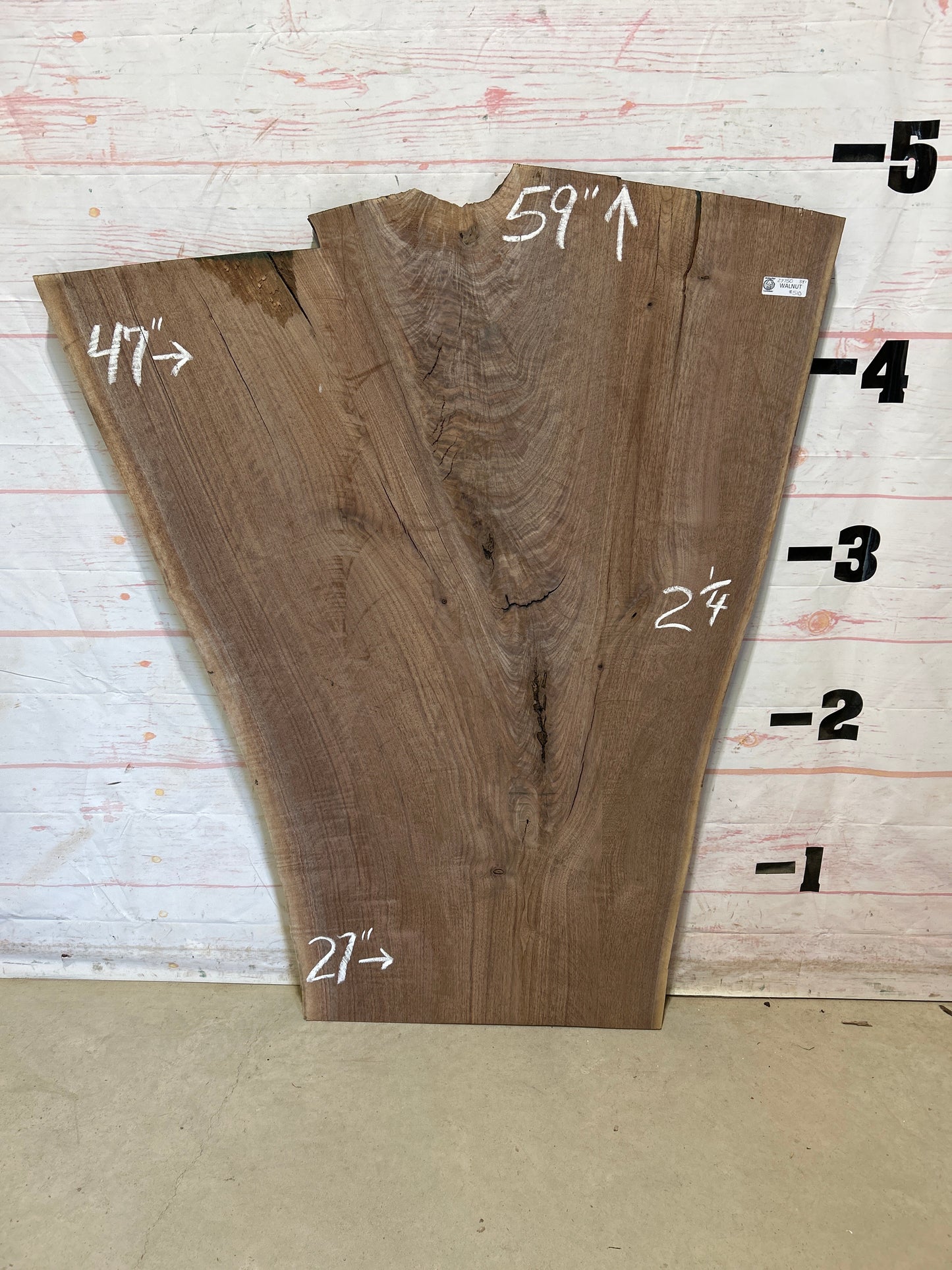 Live Edge Walnut Sku#27750-34