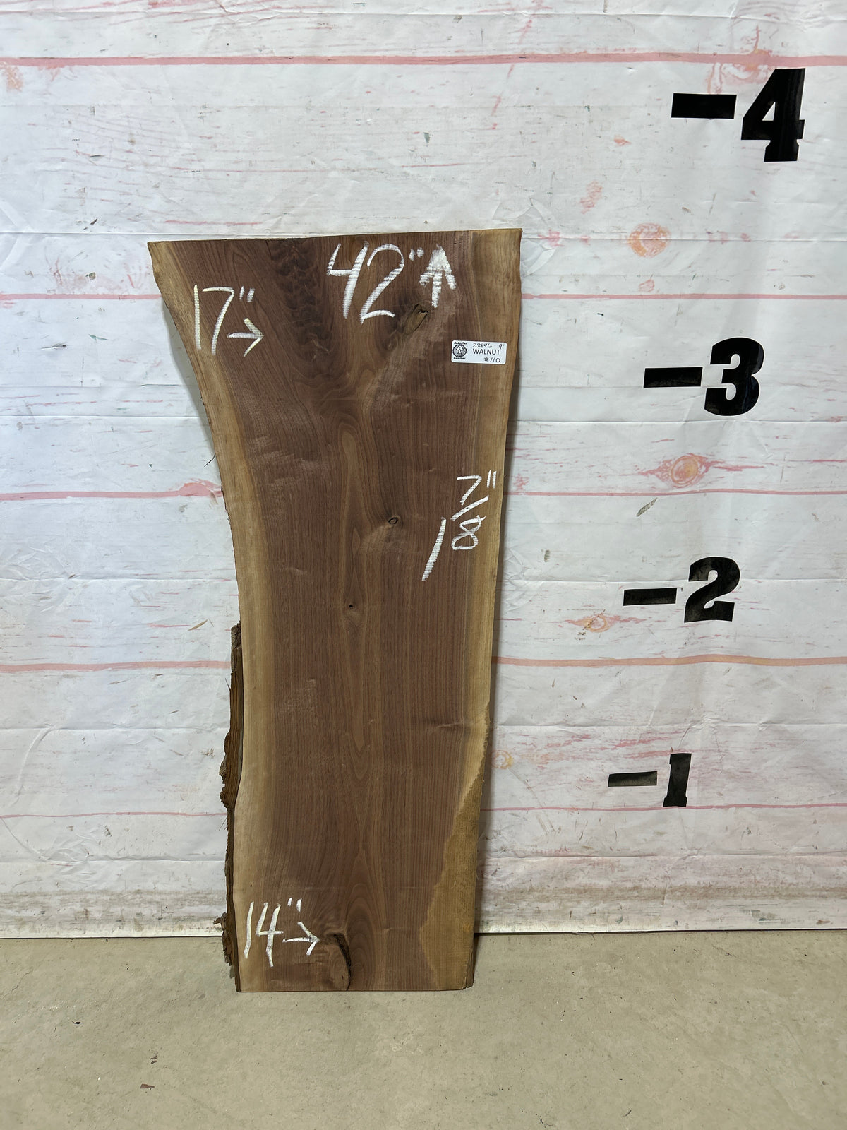 Live Edge Walnut Sku#28846M-9