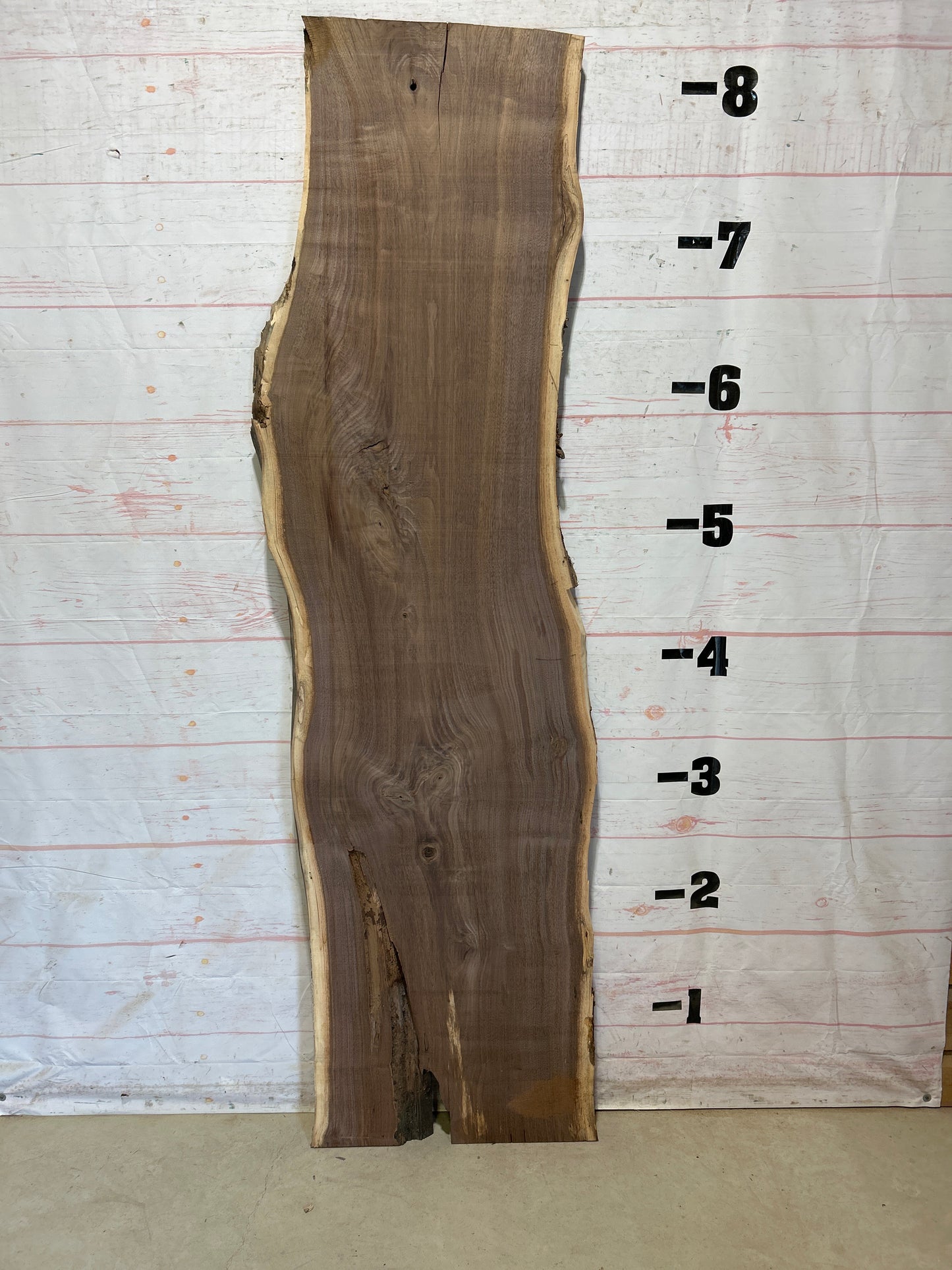 Live Edge Walnut Sku#27895K-34