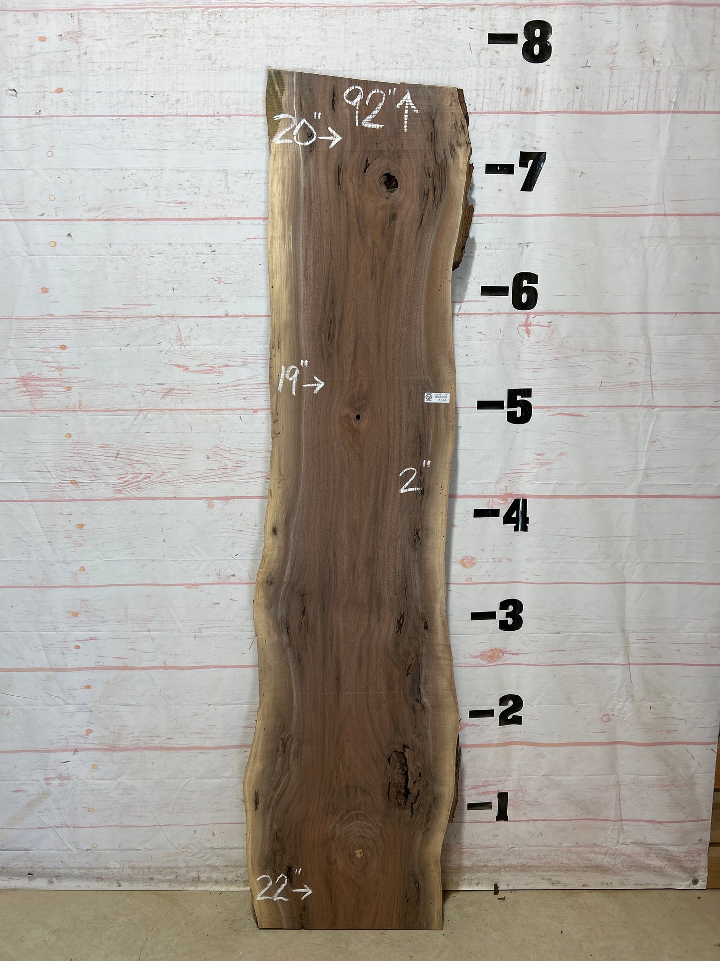 Live Edge Walnut Sku#27858K-24
