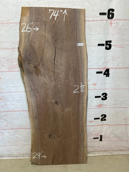 Live Edge Walnut Sku#27669G-36