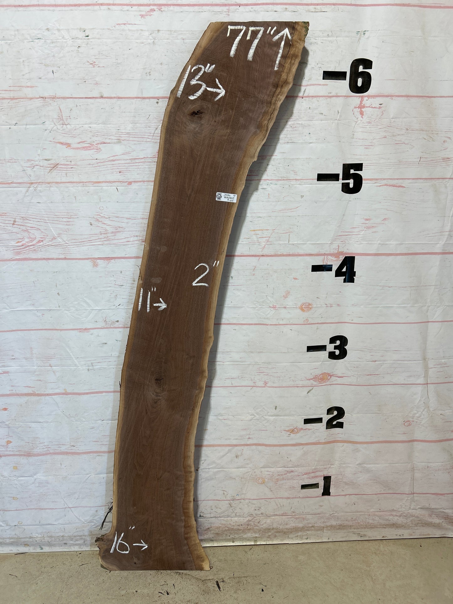 Live Edge Walnut Sku#28486G-15