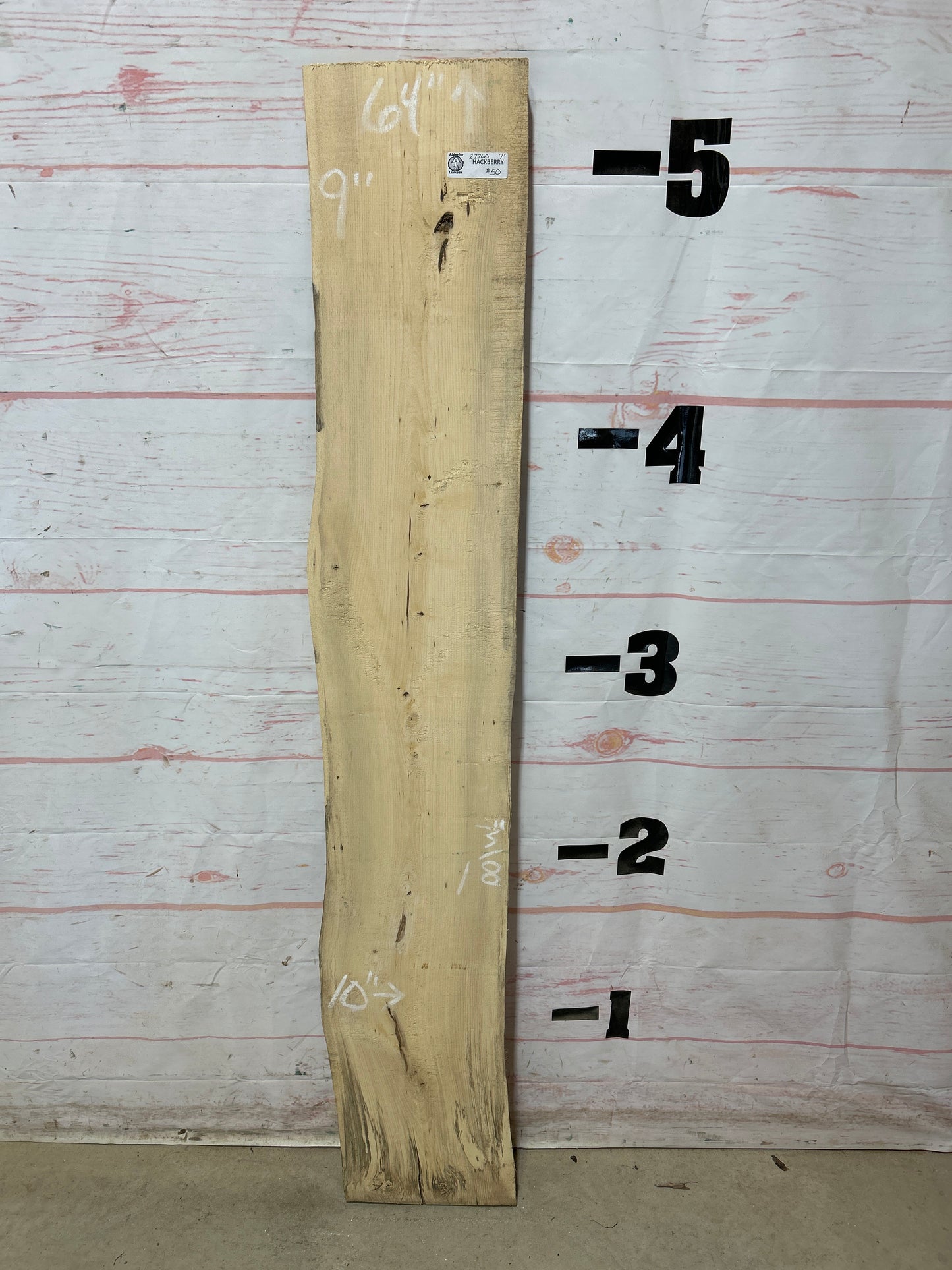 Live Edge Hackberry Sku#27760M-7