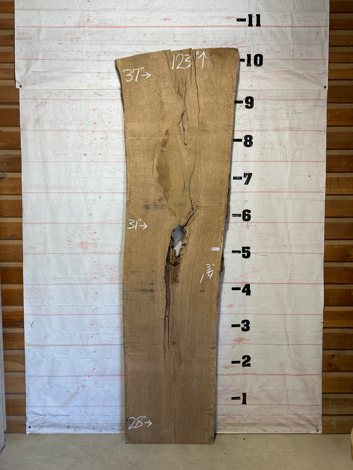 Live Edge White Oak Sku#28756-49