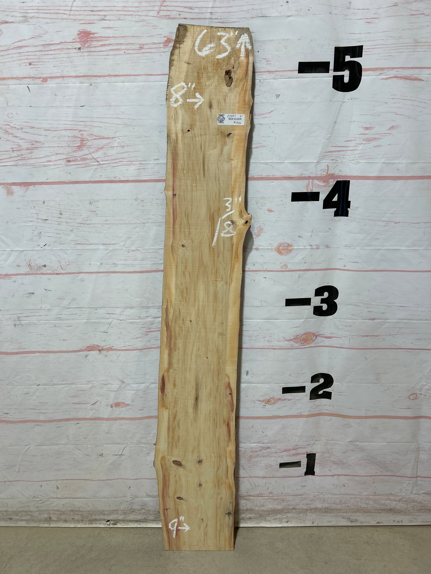 Live Edge Box Elder Sku#27591M-6