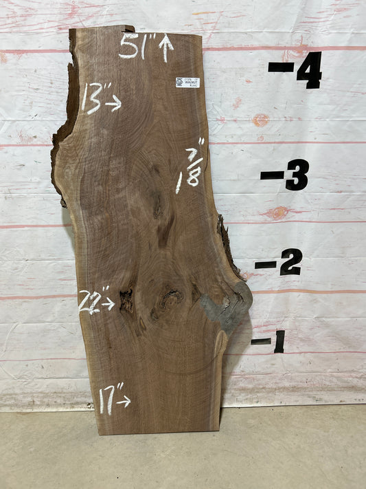 Live Edge Walnut Sku#27396M-13