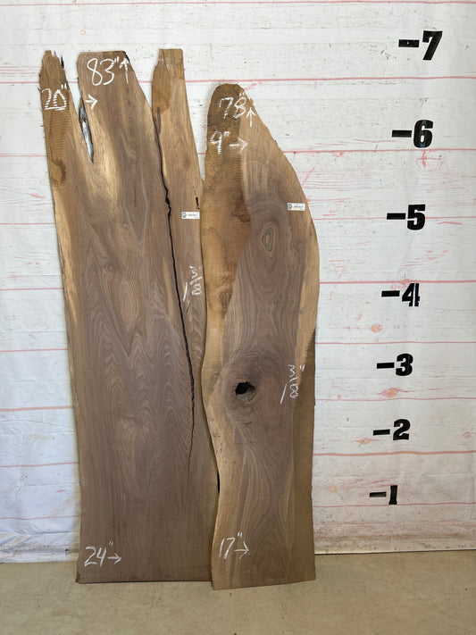 Live Edge Walnut Set Sku#27683A-30