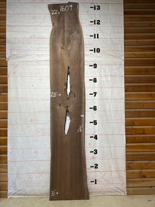 Live Edge Walnut Sku#28347-60