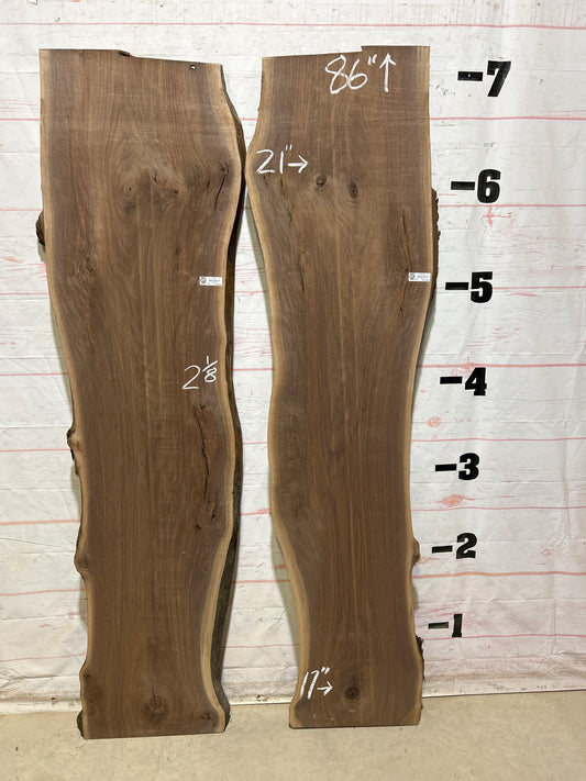 Live Edge Walnut Set Sku#27708K-44