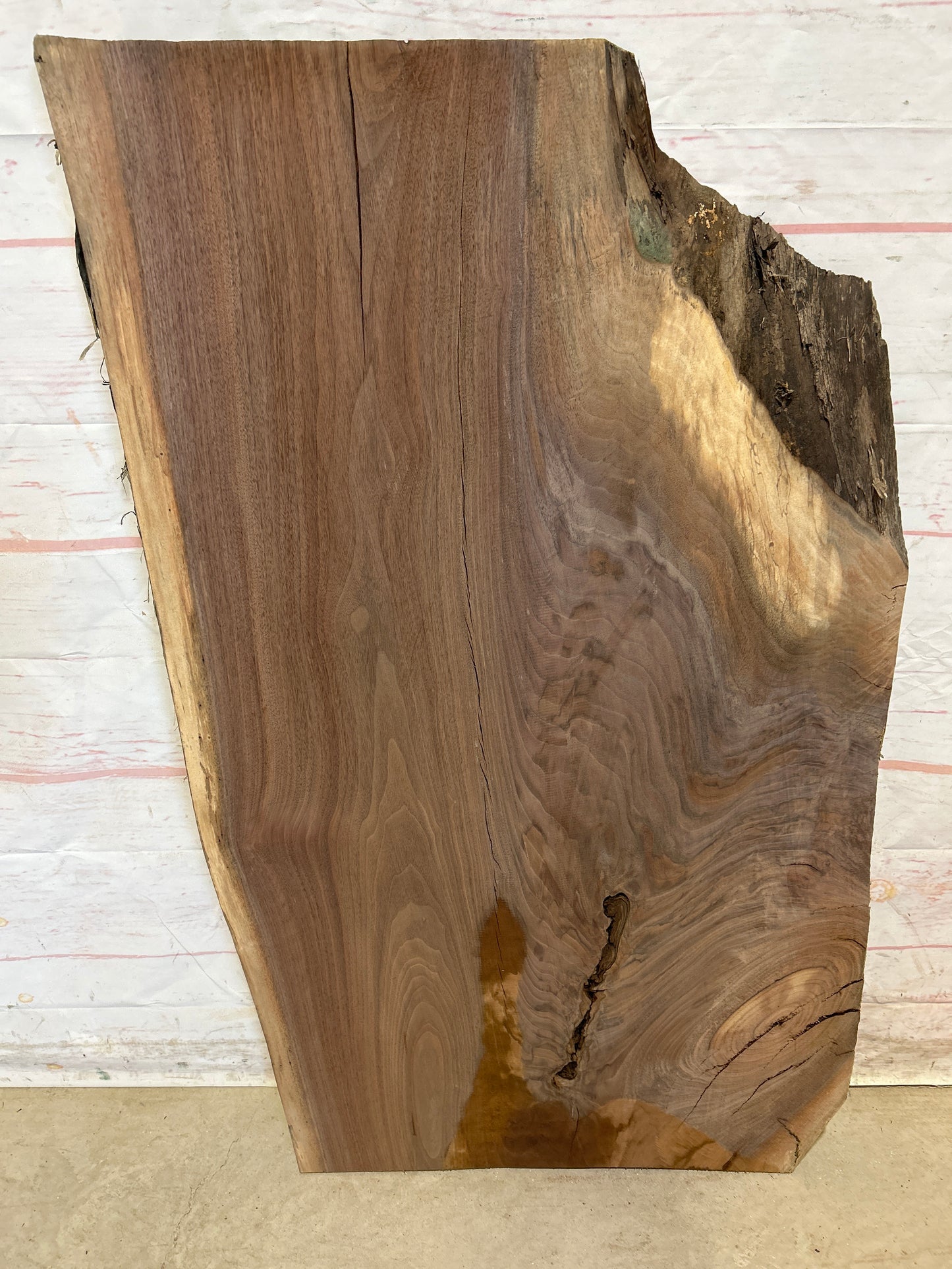 Live Edge Walnut Sku#27698M-15