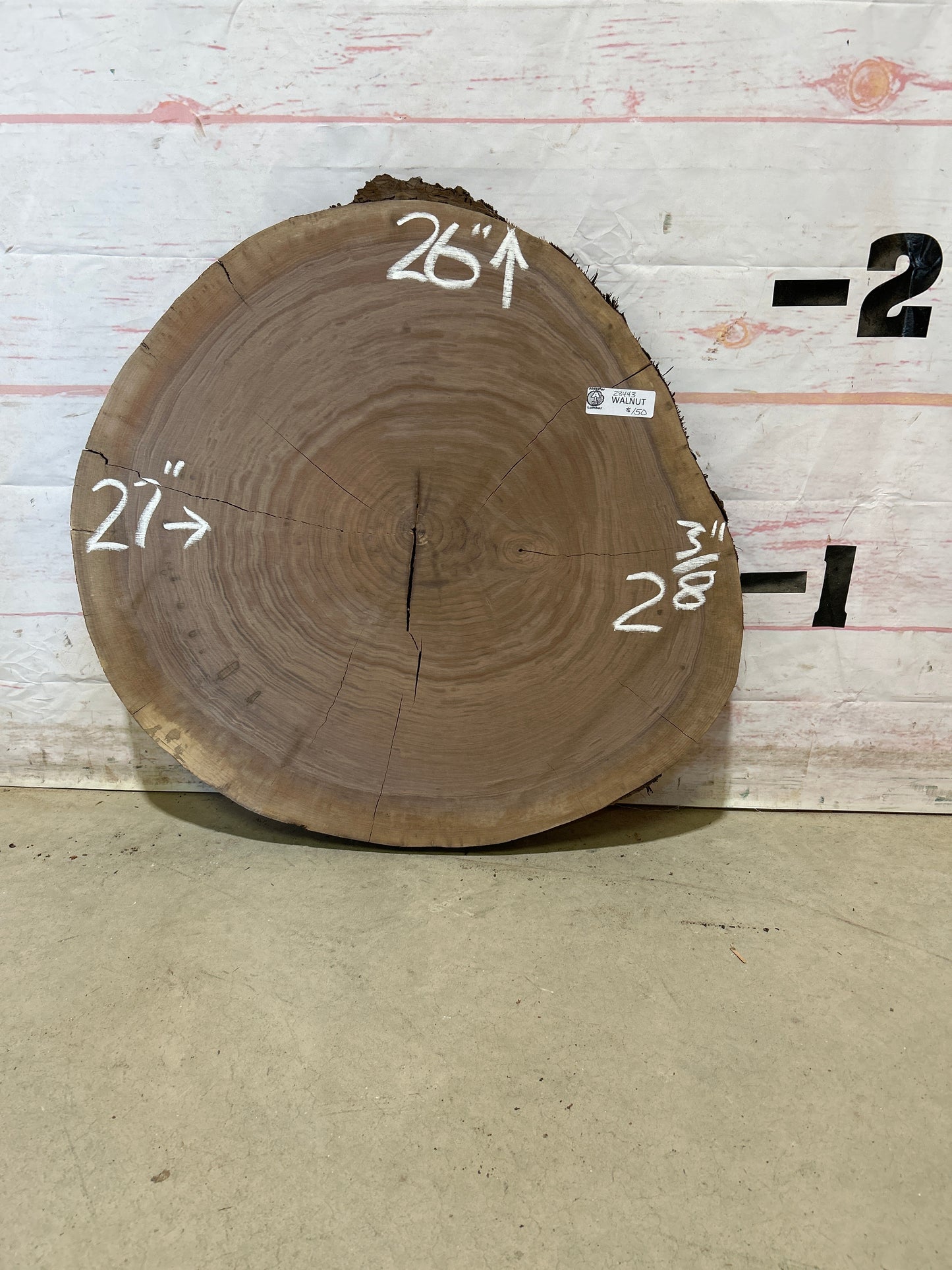 Live Edge Walnut Cookie Sku#28443M