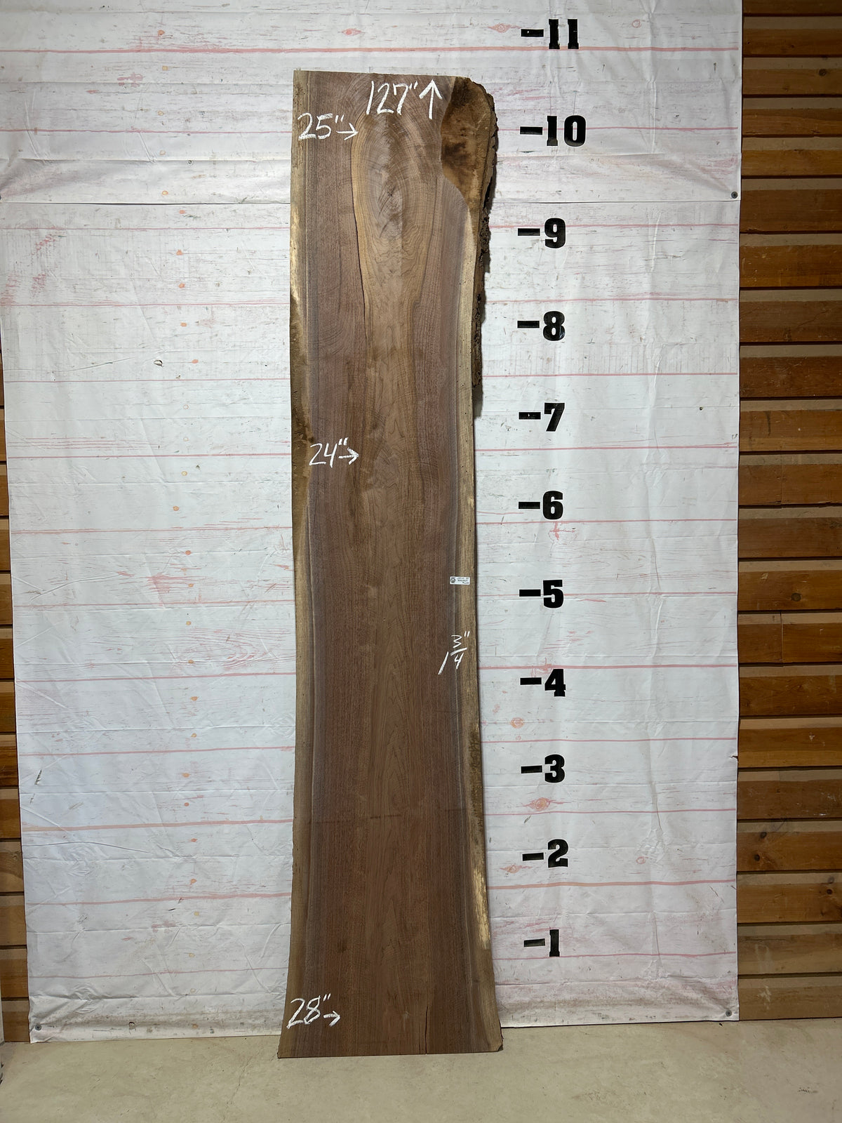 Live Edge Walnut Sku#28910K-40