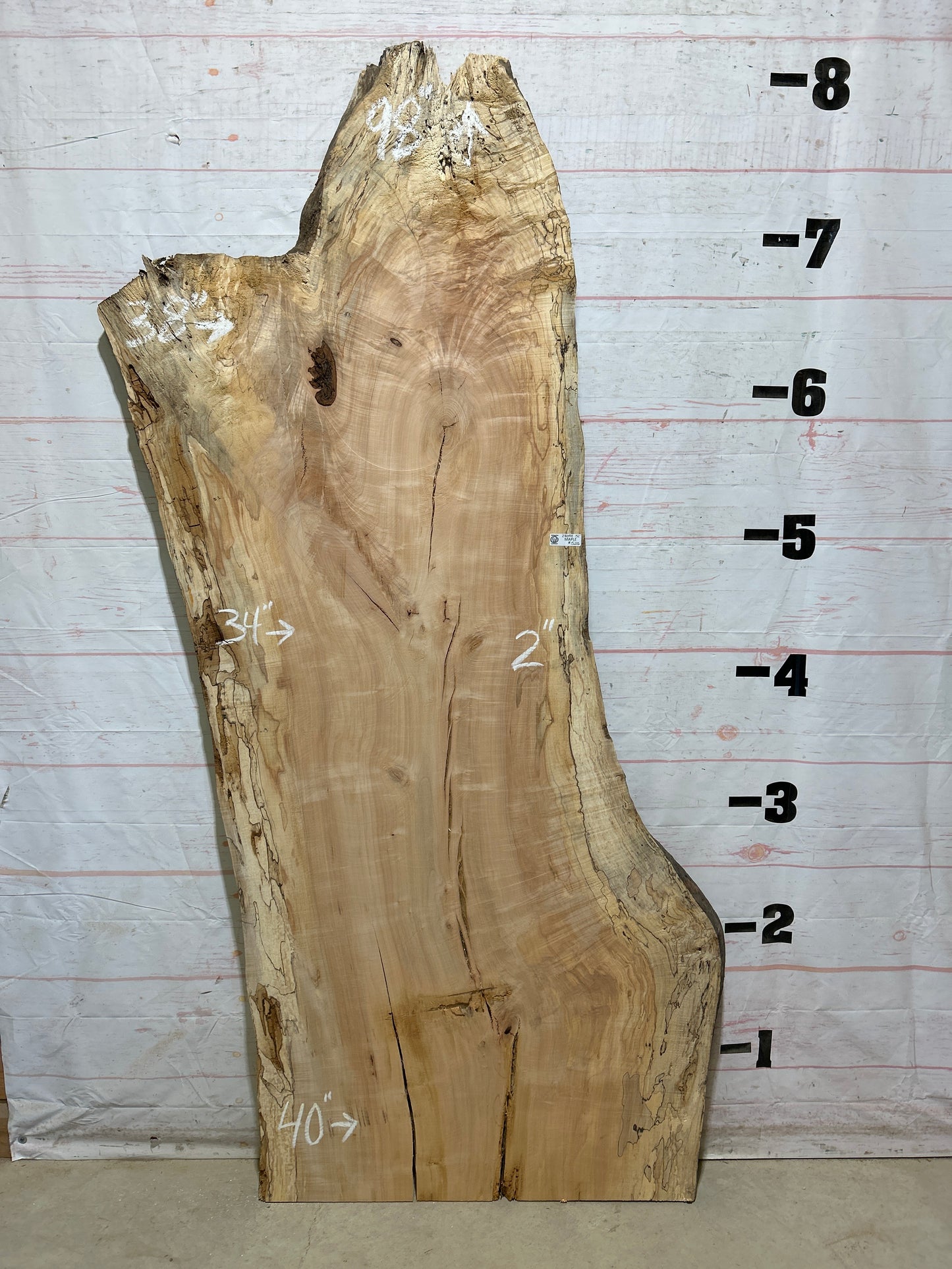 Live Edge Maple Sku#28099B-52