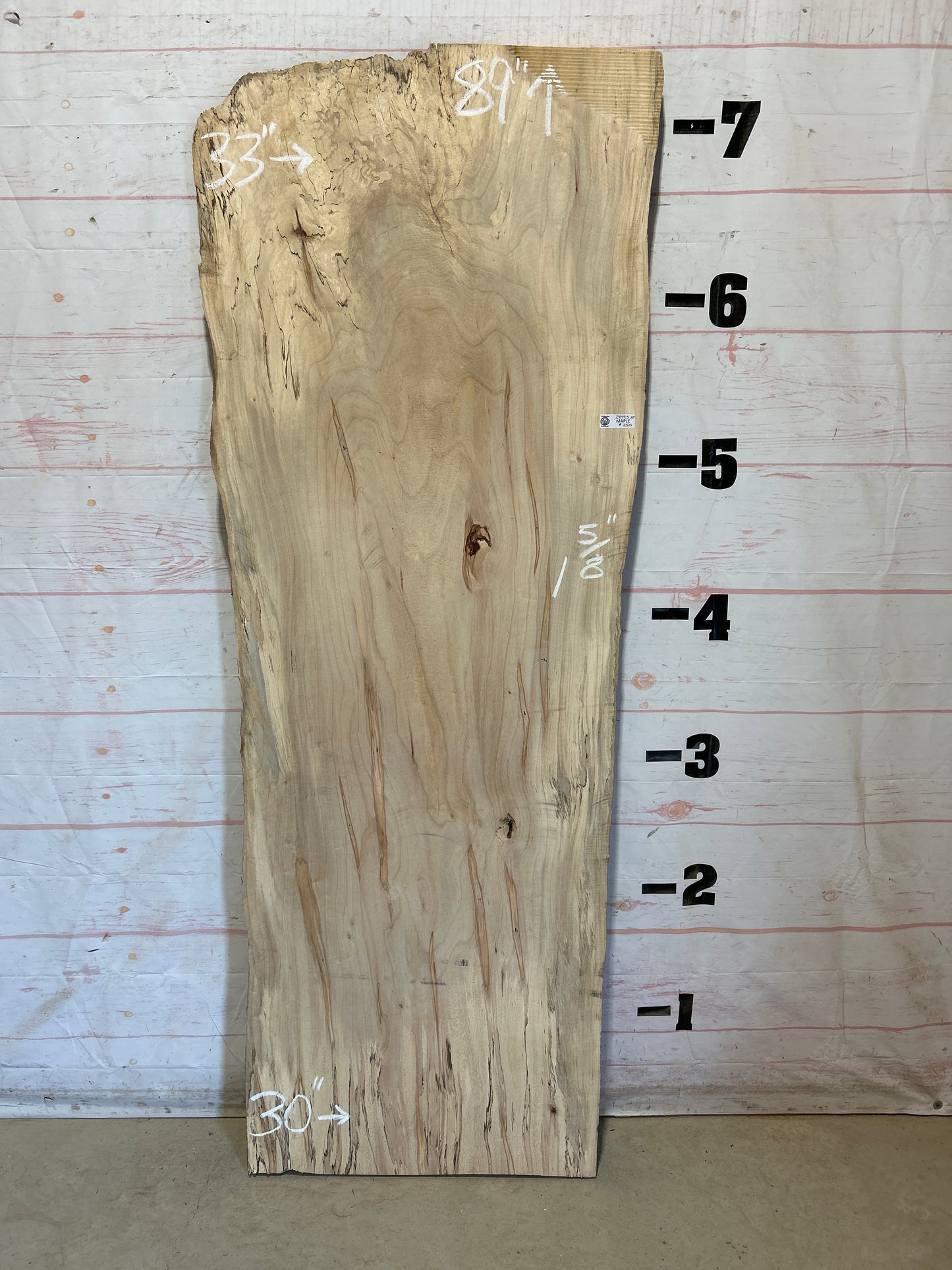 Live Edge Maple Sku#28493-35