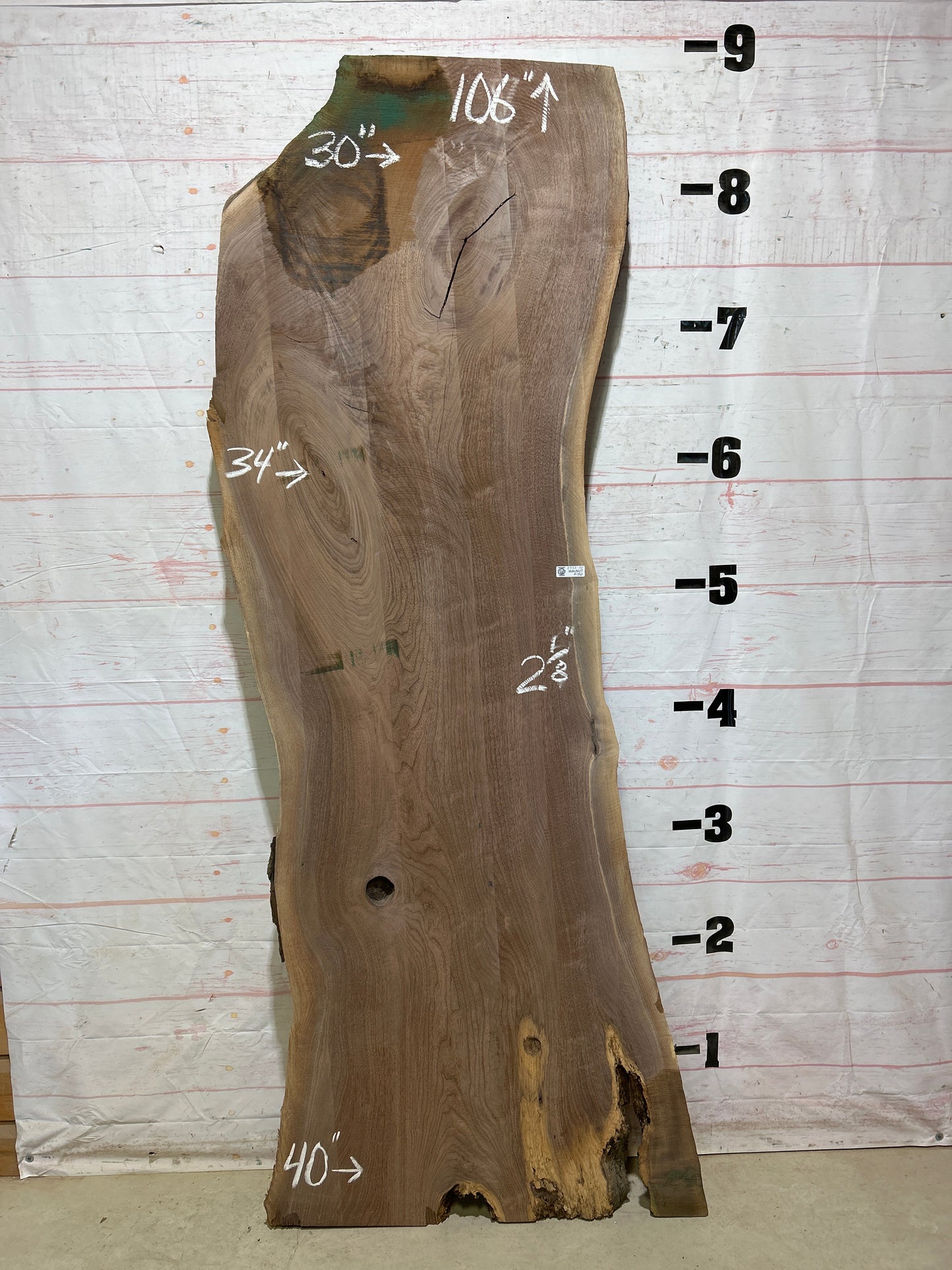Live Edge Walnut Sku#27122-52
