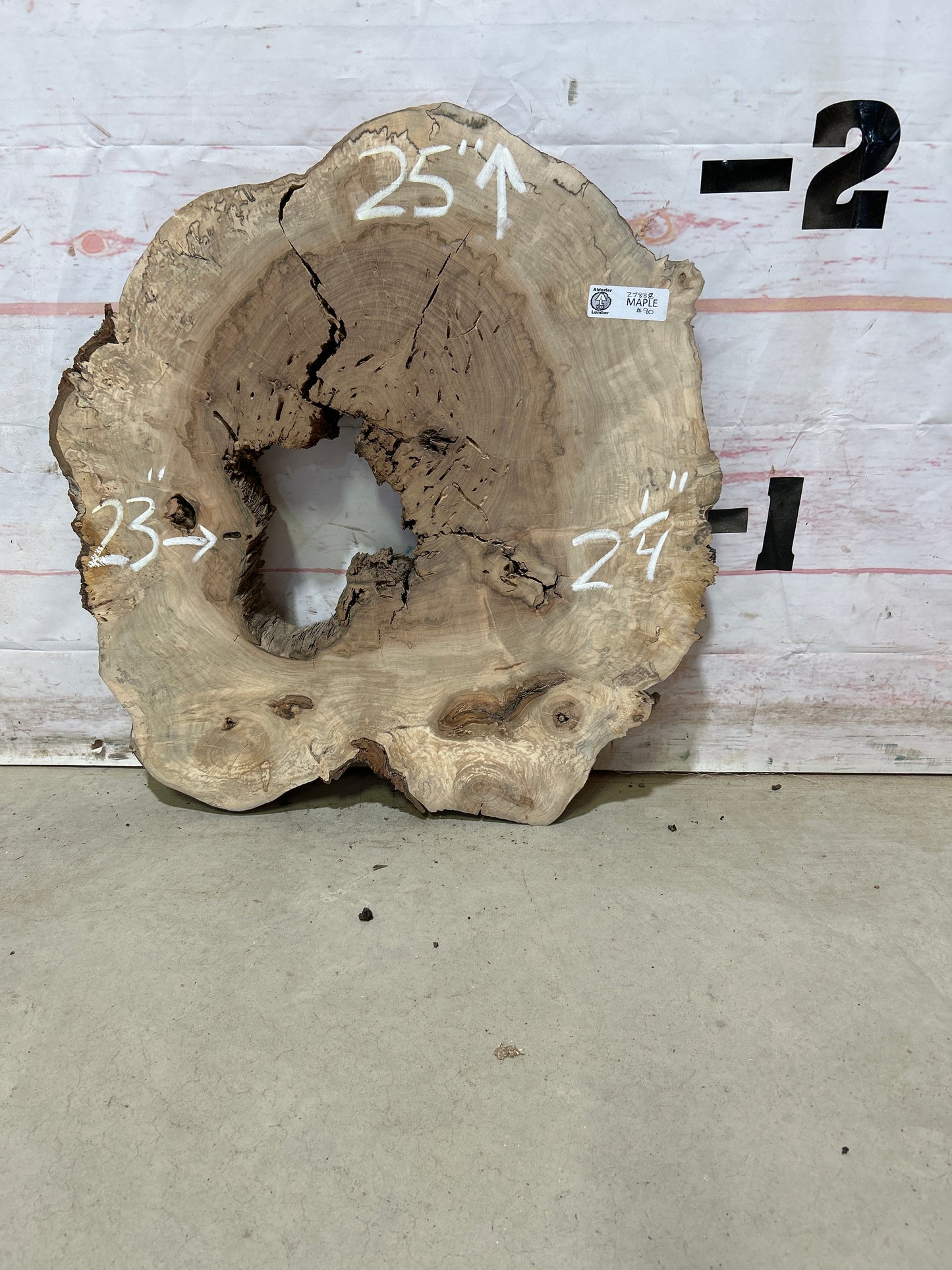 Live Edge Maple Cookie Sku#27888M