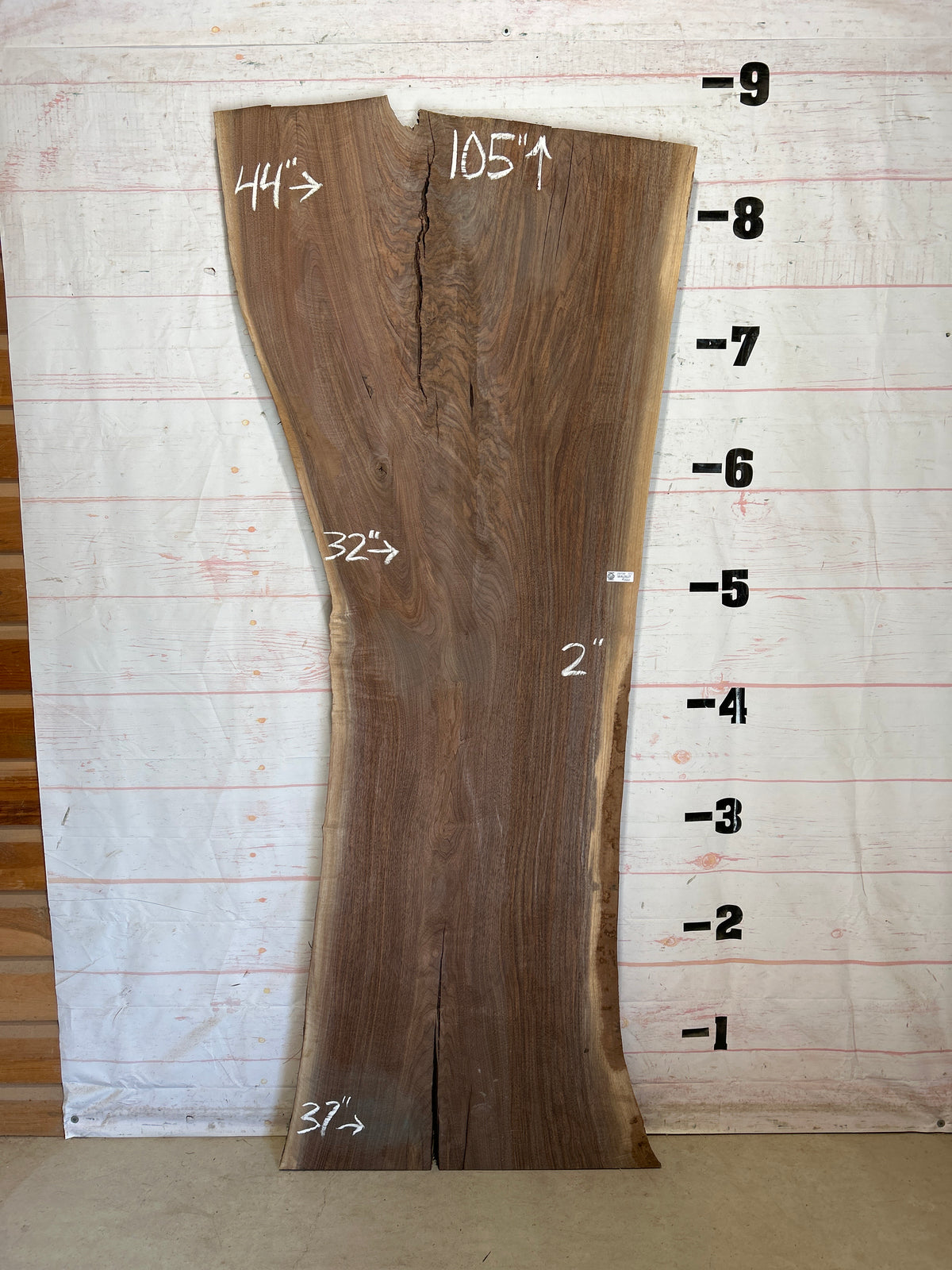 Live Edge Walnut Sku#28734K-55