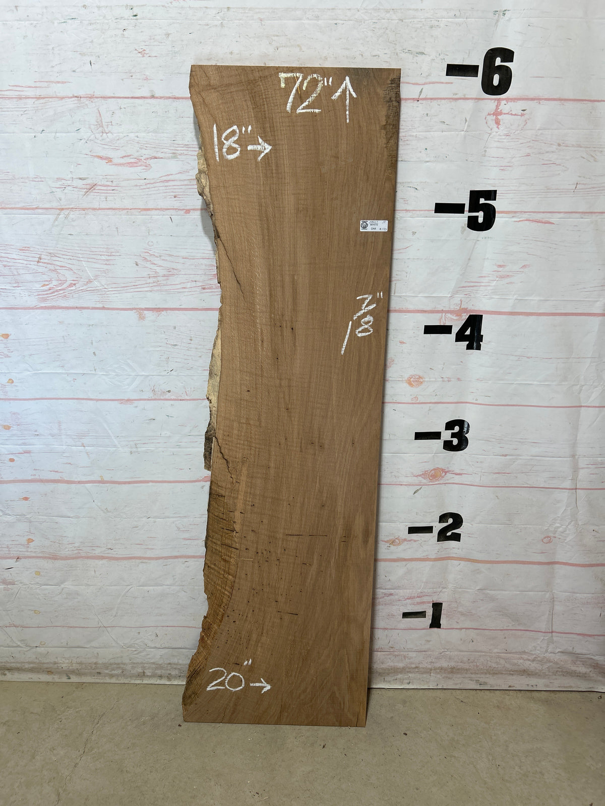 Live Edge White Oak Sku#28807-19