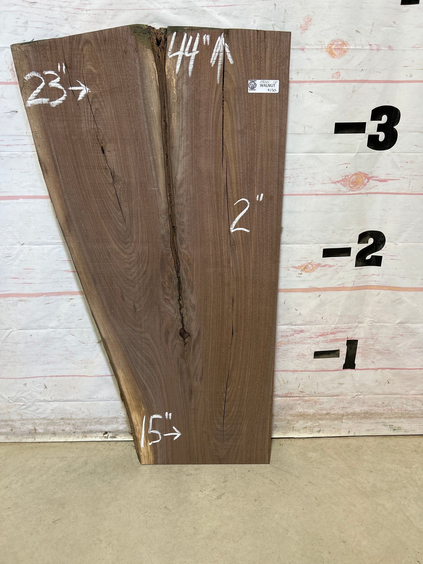 Live Edge Walnut Sku#28221M-12