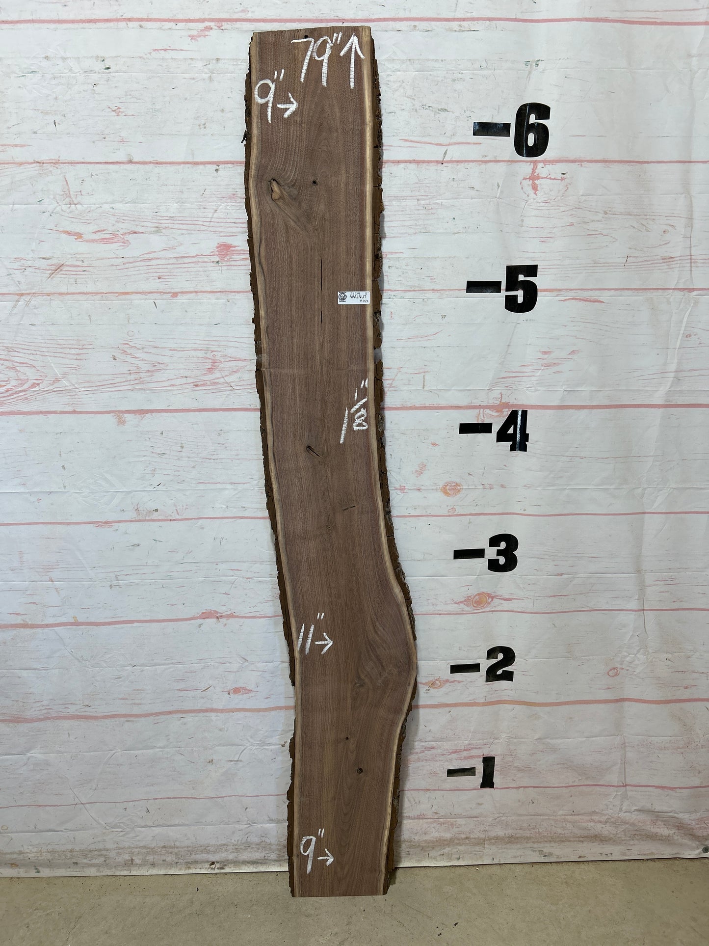 Live Edge Walnut Sku#28214M-5