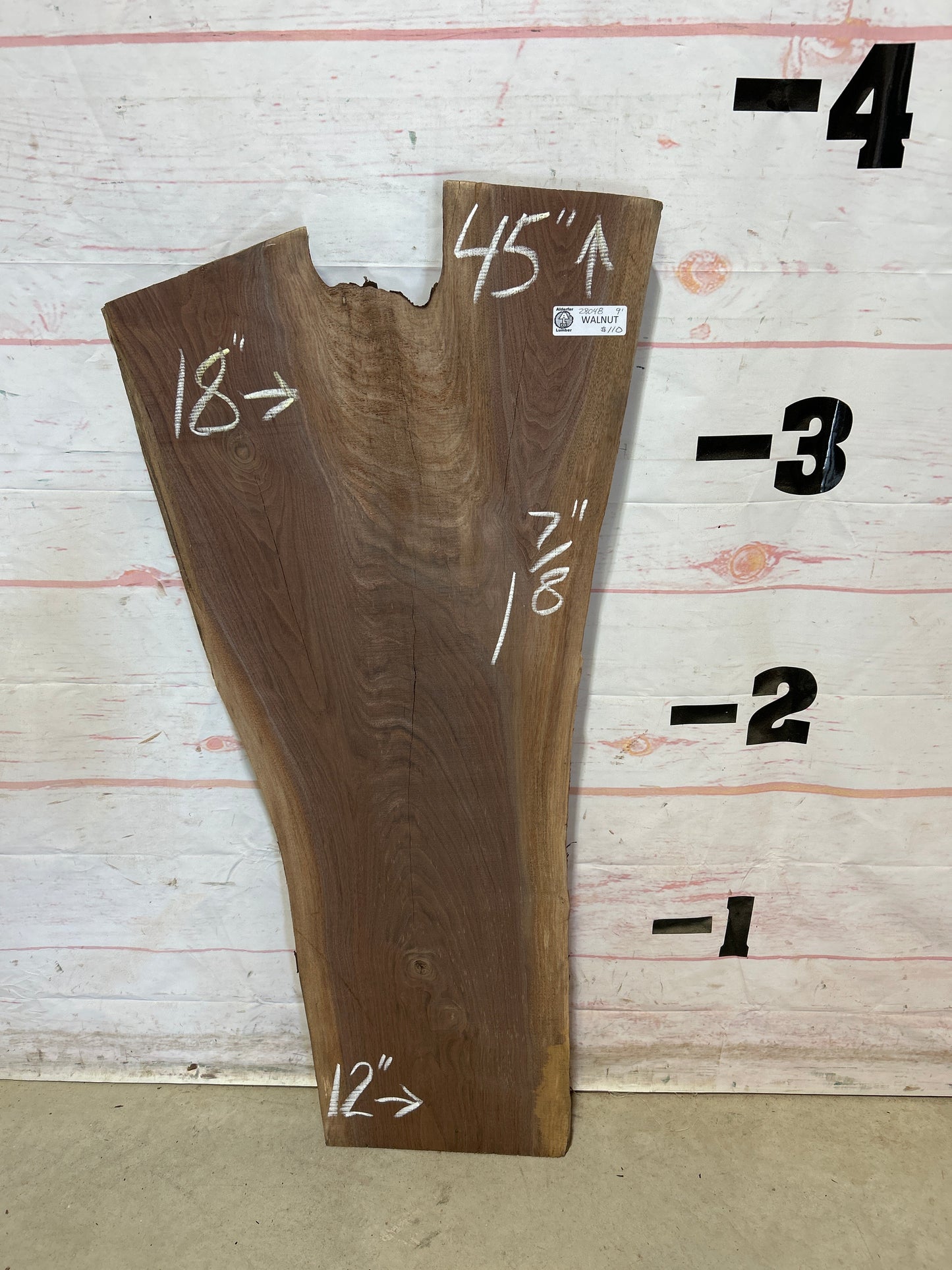 Live Edge Walnut Sku#28048M-9