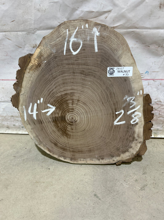 Live Edge Walnut Cookie Sku#28157M